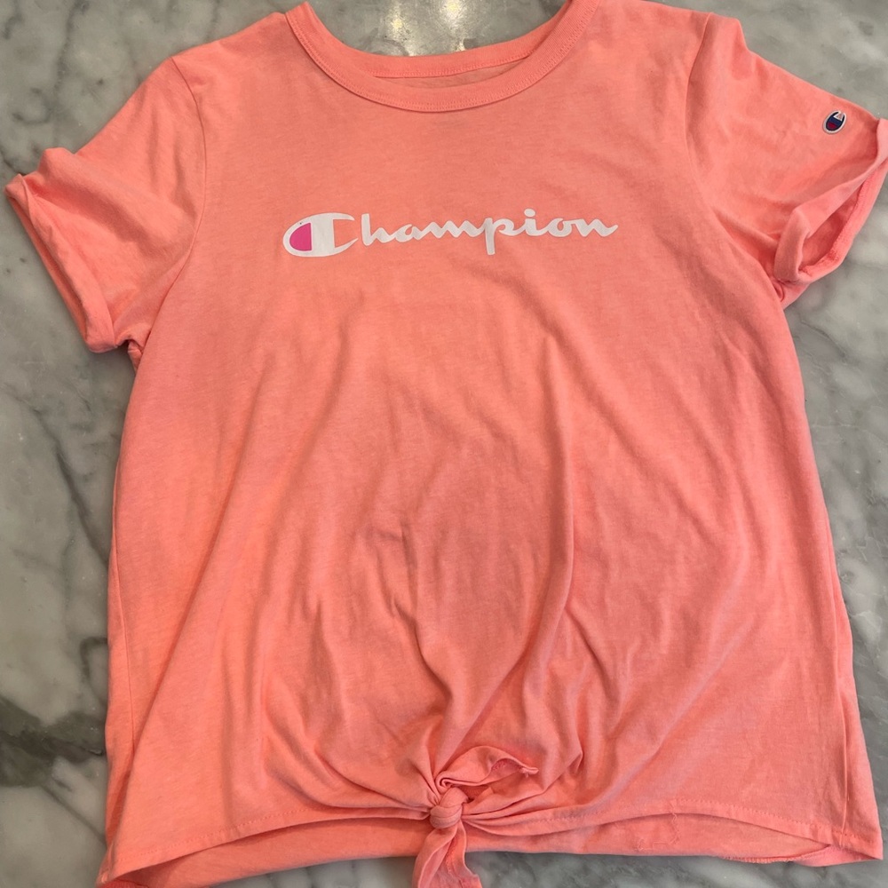 Champion Tie Front T Shirt